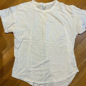 Madewell Classic White Short Sleeve Tee